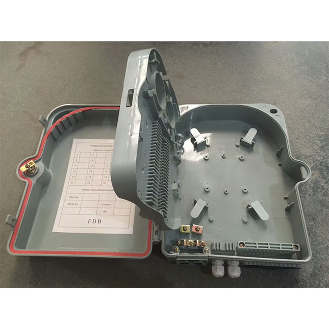 8 12 16 24 Core FTTH BOX Fiber Access Terminal / Optical Fiber Cable Distribution Box