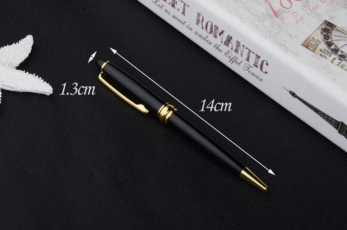 Sophisticated Executive Gift Custom Logo Rose Gold Ballpoint Pen for Professionals