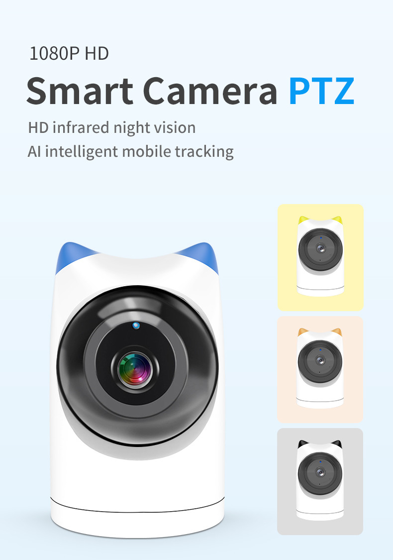 Glomarket Tuya Smart Security Home Mini Wifi Indoor Camera Home Baby Care Monitor Supports Mobile App Control