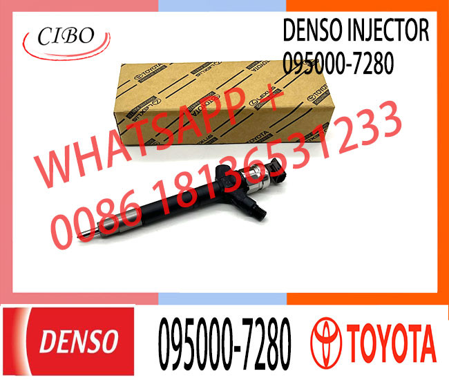 Diesel Common Rail Fuel Injector 095000-7640 095000-7630 095000-7280 095000-7270 for TOYO-TA 23670-0R170 23670-09290