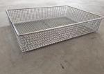 Surgical 316l Stainless Steel Sterilization Tray Instrument Baskets Cleaning
