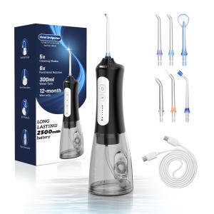 Wholesale Portable Electric Water Flosser with 5 Pressure Modes and 300ml Water Tank for Oral Care from china suppliers