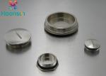 IP54 Plug Cap Cable Gland Accessories With Silicone Rubber , Electroplating