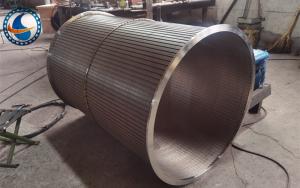 Wholesale Ss304 1.0mm Slot Wedge Wire Rotary Screen Drum For Wastewater Treatment from china suppliers
