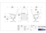 Customized Commercial Theater Seating Metal Frame School Conference Room Lecture