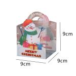 Custom Logo Folding Plastic PVC Cake Box Clear Gift PET Box For Christmas Apple