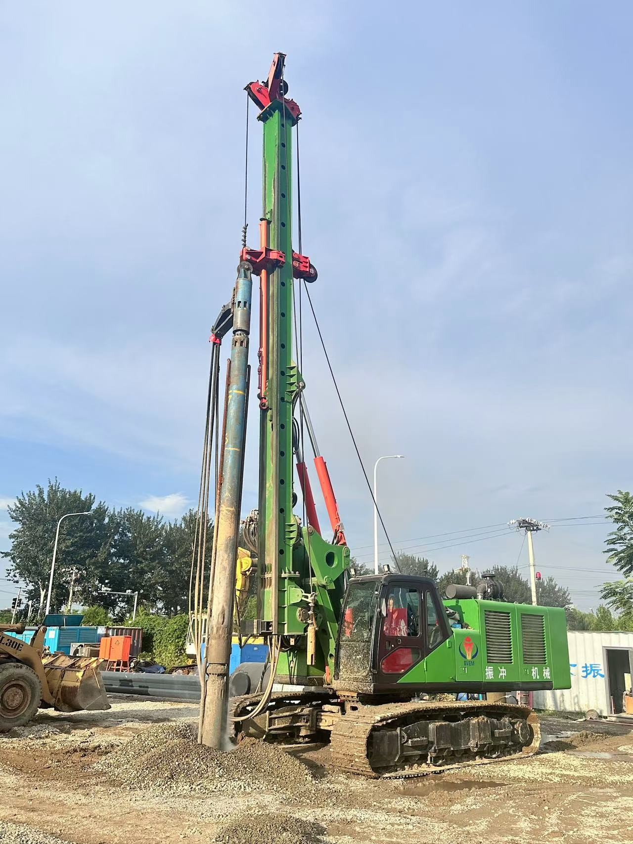 DN325 Feeding Pipe and Vibration Frequency of 45-55 Hz in BVEM Vibroflot for High Frequency Vibration
