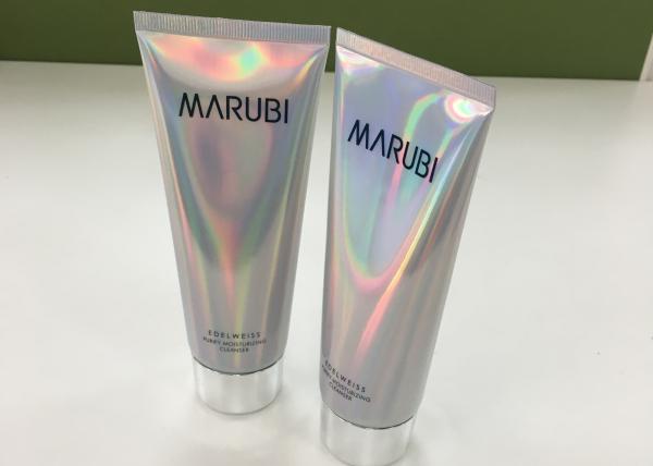 Holographic Laminated Cosmetic Packaging Tube With Silk Screen Printing 145mm