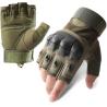 Buy cheap Flexible Fingerless Tactical Combat Gloves Debossed Polyurethane from wholesalers