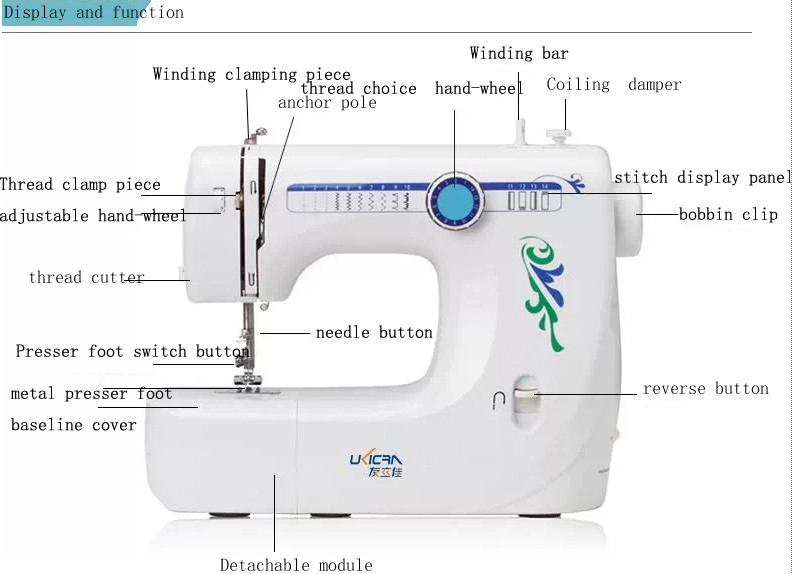 Adjustable Stitch Length Industrial Sewing Machine for Online Retail in Alibaba Singer