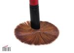 Red Handmade Contour Blush Brush Soft Makeup Brushes With Synthetic Hair