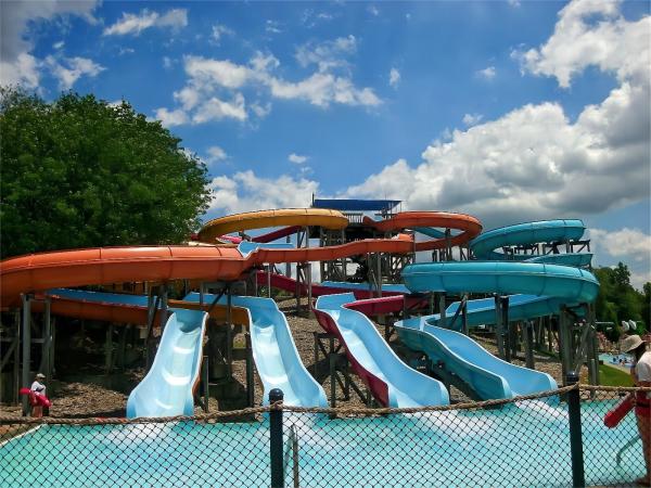 OEM Outdoor Commercial Playground Play Rides Swimming Pool Fiberglass Water