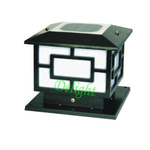 Wholesale Black outdoor garden solar energy LED solar post lamps (DL-SP562) from china suppliers