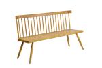 Northern Europe Style Long Bench Chair Solid Wood Dining Chair Durable Antique
