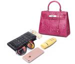 Dongguan manufacturer sells new crocodile skin handbag for ladies with