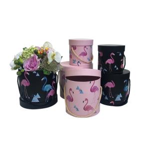 Wholesale Luxury Gift Box Packaging / Recycled Round Flower Box For Preserved Roses from china suppliers