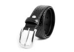 35mm Mens Embossed Leather Belt