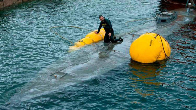 Heavy Duty Marine Buoyancy Underwater Air Lifting Bags For Lifting Docks
