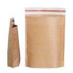 Brown Self Seal Paper Shopping Bags Hot Stamping Kraft Paper Express Mailing