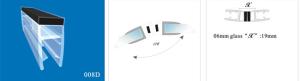 Wholesale Sealing Strips/waterproof magnetic strips/shower door seals/PVC Magnetic Seal 008D from china suppliers