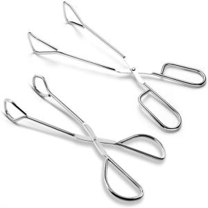 Wholesale LFGB 9.45 Inches Stainless Steel Kitchen Tongs For Cooking Serving Scissors from china suppliers