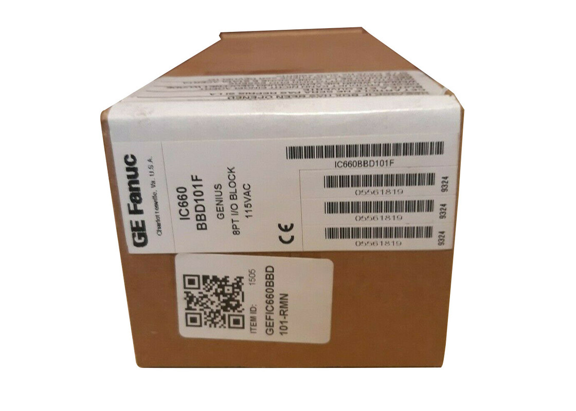 GE IC200MDL144 VersaMax Discrete Input Module, 240 VAC Positive Logic, 16 points