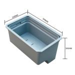 Wall Pallet Included PVC Planter Box for Outdoor Finishing Not Coated Overpass