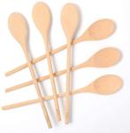 12 Inch Wooden Kitchen Utensils Long Cooking Wooden Tasting Spoons
