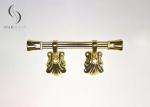 Gold Swing Bar Design Wholesale Coffin Handles Size Eco Friendly Material P9007