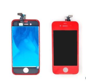 Wholesale CellPhone Iphone 4S Conversion kit LCD Digitizer Assembly Red Color Iphone 4s Repair Parts from china suppliers