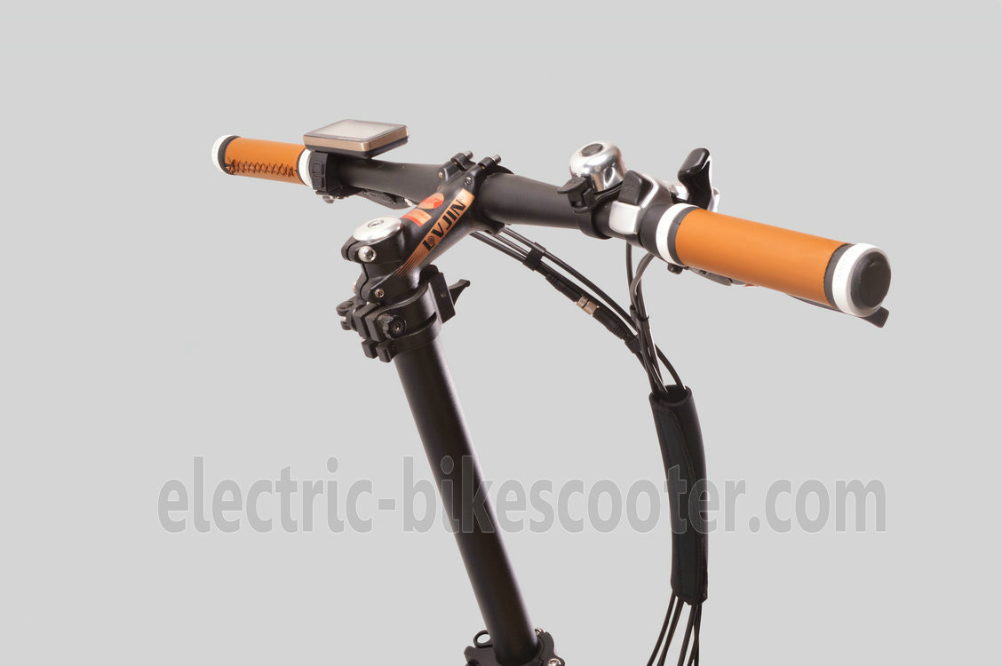 32km/h Electric Folding Bike , Electric Folding Bicycle With Pedal Assist System