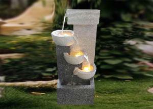 Wholesale H70.5CM HandMade Colourful Led Water Fountain Polyresin from china suppliers