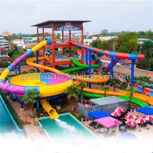 Wholesale Galvanized Pipe Water Park Equipment / Amusement Park Equipment Fiberglass from china suppliers