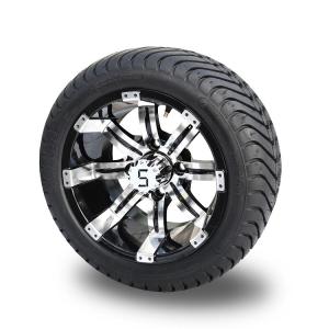 Wholesale Golf Cart 12 Inch Aluminum Alloy Wheel With 215/35-12 DOT Street Tire from china suppliers