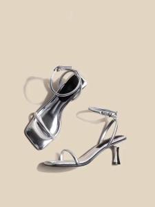 Wholesale Women S Dress Shoes In Apricot Color With Chunky Heel And Strap Design For Job Market from china suppliers