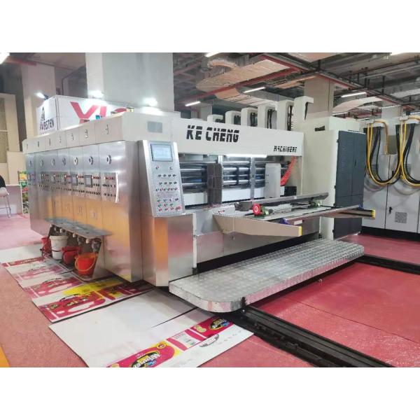 Automatic 4 Color Printer Slotter Die Cutter For Corrugated Carton Box Making