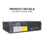 Black 48V Lithium Iron Phosphate Battery Pack Electric Motorcycle Lifepo4