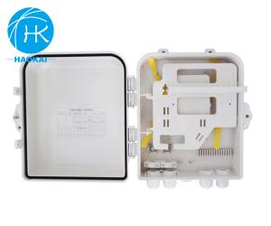 Wholesale Optical Fiber FTTH Termination Box Steel Fiber Optic Splice Box 24 Cores from china suppliers