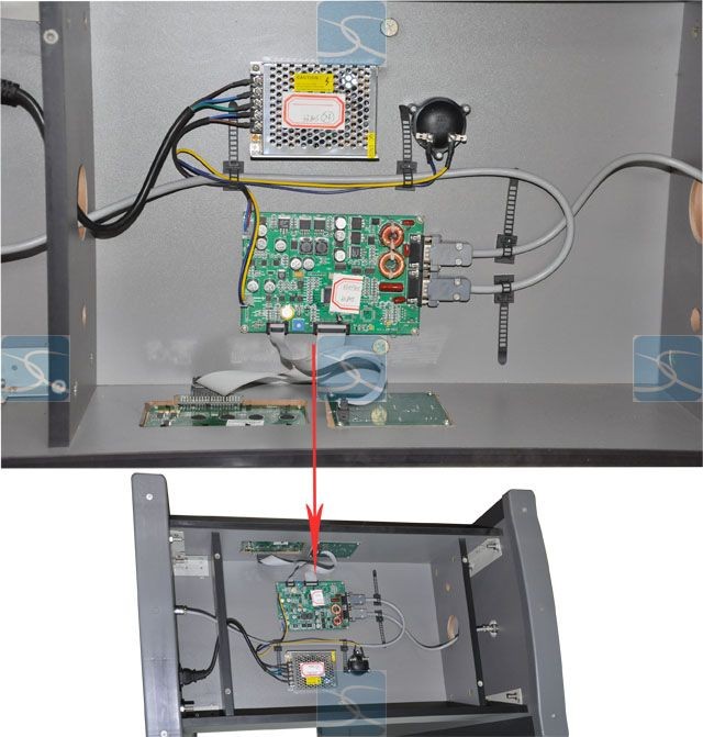 18 detection zones walkthrough metal detector gate with a camera XLD-E (LCD)
