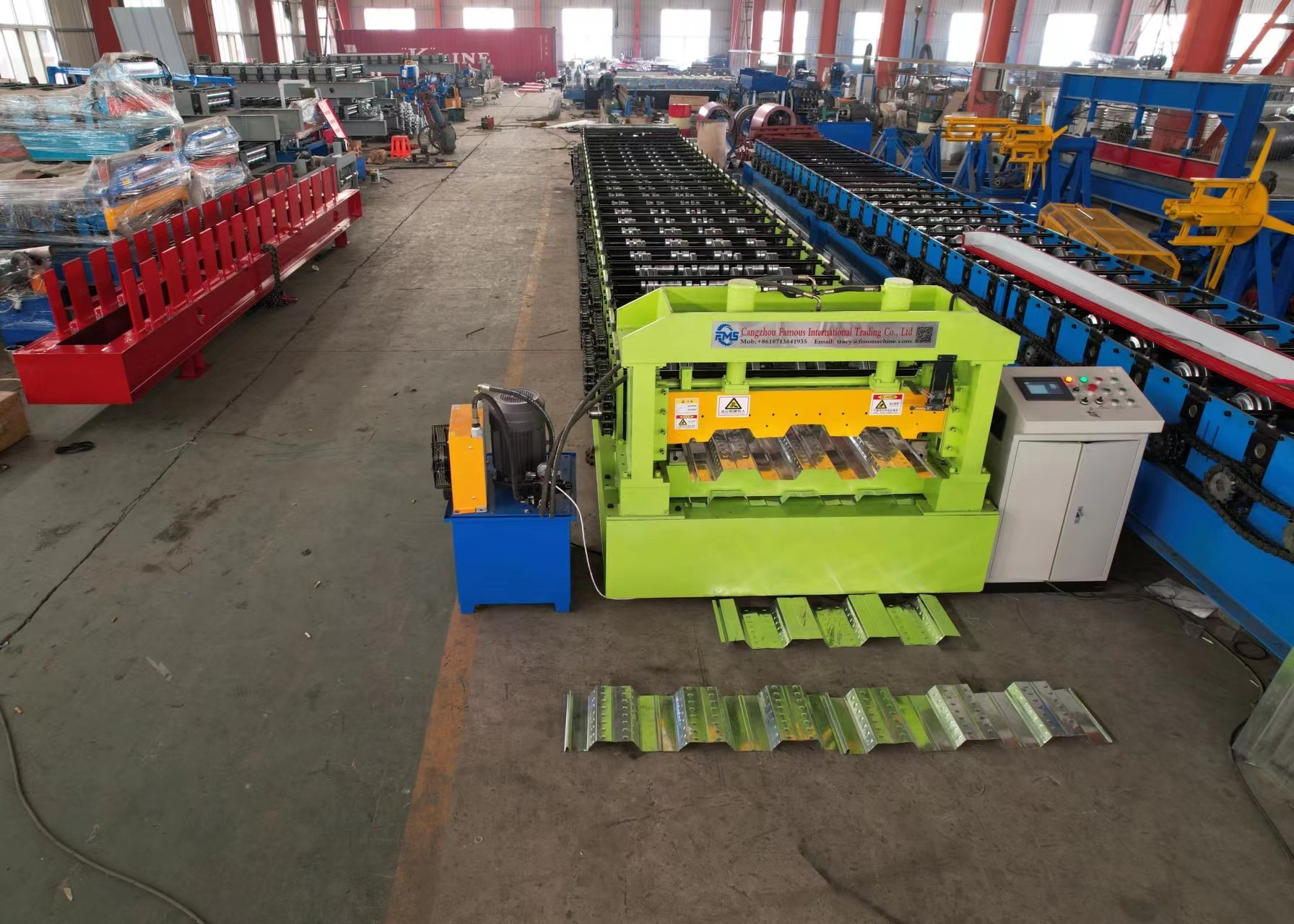 Customized Steel Floor Deck Roll Forming Machine Manufacturer