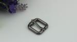 Reversible Belt Nickel Color Metal Pin Buckle Zinc Alloy 16 MM Roller Buckle For