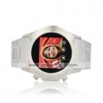 Weatherproof Touchscreen Cell Phone Wrist Watch (Quad Band)