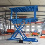 Custom Made 2500kgs Scissor Hydraulic Car Ramps Equipment