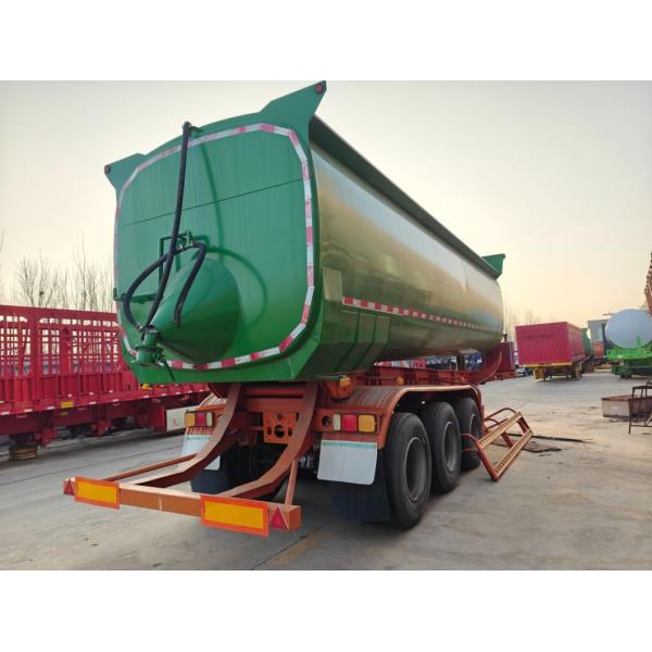 4-6L Engine Capacity Rear Tipper Trailer 30 35 40 Cubic Meter Dump Trailer 40 60 80 Tons