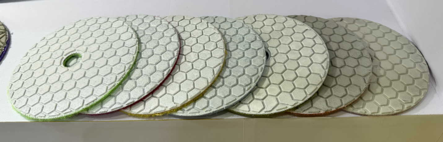 Dry Use Resin Flexible Polishing Pad For Marble Granite
