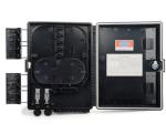 Terminal Box 16 Core Ftth 2 Inlet,16 Outlet For Drop Cables Black Box Fiber