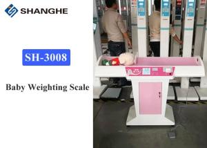 Wholesale 0 - 3 Years Old Small Baby Weight Measurement Machine , Pink Height And Weight Measuring Scale from china suppliers