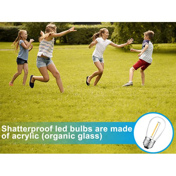 25 Bulbs Waterproof Outdoor Festoon Lights 240V Ambiance Patio For Wedding