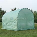 Durable Walk In Tunnel Greenhouse , Poly Tunnel Greenhouse UV Ceiling Surface