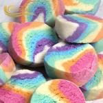 Shrinking Wrapped Organic Aromatherapy Shower Steamers / Fizzy Shower Tablets